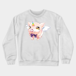 Unicorn pig Crewneck Sweatshirt